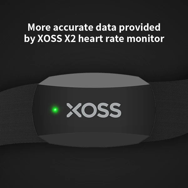 Bisiklet, Koşu, Yürüyüş için XOSS X2 Göğüs Kemeri Kalp Atış Hızı Monitörü, Bluetooth ANT+ Kablosuz Sağlık Fitness Akıllı Bisiklet Sensörü